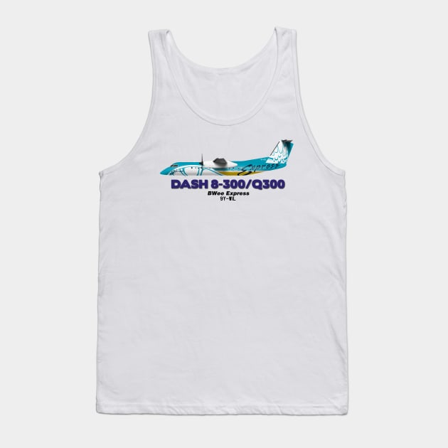 DeHavilland Canada Dash 8-300/Q300 - BWee Express Tank Top by TheArtofFlying